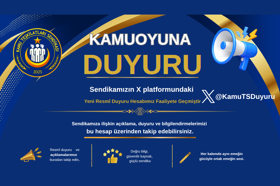 Yeni Resmî X Hesabımız Faaliyete Geçmiştir